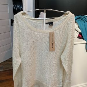 Dkny jeans soft‎ metallic sparkle sweater. NWT